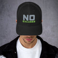 No Excuses Hat – Motivational Gym Cap for Athletes - OuSfian