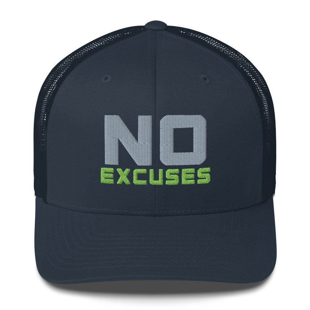 No Excuses Hat – Motivational Gym Cap for Athletes - OuSfian